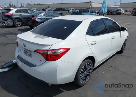 2015 Toyota Corolla S Plus from USA, damaged, VIN 5YFBURHEXFP308146